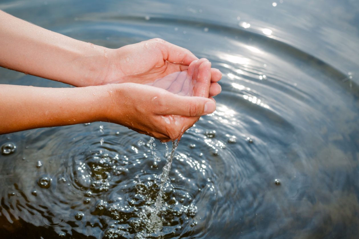 Hands Water Woman